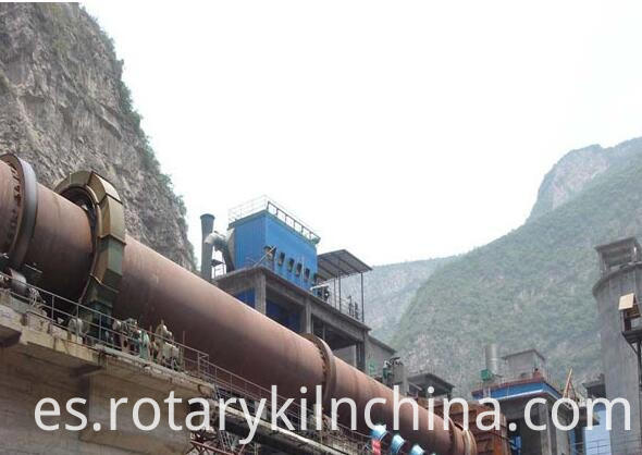 Horno rotatorio de piedra caliza con capacidad 15 TPH Limestone Rotary Kiln with capacity 15 TPH